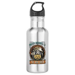 Halloween-Geist Stolz Mitglied Boo Crew Vintage Lu Edelstahlflasche