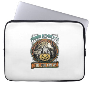 Halloween-Geist Stolz Mitglied Boo Crew Vintage Lu Laptopschutzhülle