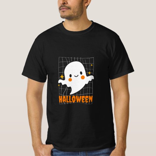 Halloween-Geist T-Shirt (Vorderseite)
