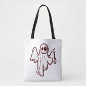Halloween-Geist Tasche (Vorderseite)