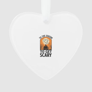 Halloween-Geist, um gruseligen Vintage-Spooky_1 zu Ornament