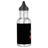 Halloween-Geist Unartiges Kleines Geist Design Edelstahlflasche (Links)