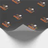Halloween-Geist Unartiges Kleines Geist Design Geschenkpapier (Ecke)