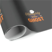 Halloween-Geist Unartiges Kleines Geist Design Geschenkpapier (Rolleneckpunkt)