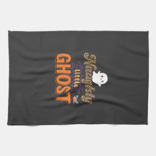 Halloween-Geist Unartiges Kleines Geist Design Geschirrtuch