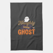 Halloween-Geist Unartiges Kleines Geist Design Geschirrtuch (Vertikal)