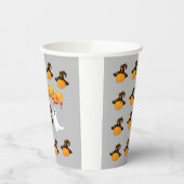 Halloween: Geist und Kürbis Pappbecher (Links)