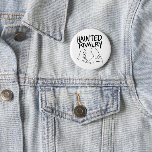 Halloween-Geist Verhext Erhitzte Rivalität Tasse Button (Beispiel)
