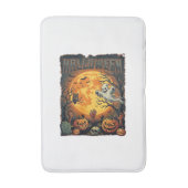 Halloween Geist Vollmond Jack Lanterns Zombie Han Badematte (Vorderseite Vertikal)