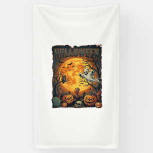 Halloween Geist Vollmond Jack Lanterns Zombie Han Banner