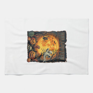 Halloween Geist Vollmond Jack Lanterns Zombie Han Geschirrtuch