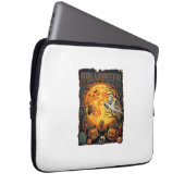 Halloween Geist Vollmond Jack Lanterns Zombie Han Laptopschutzhülle (Vorne Rechts)