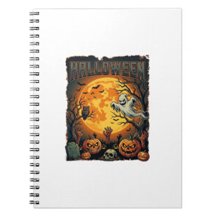 Halloween Geist Vollmond Jack Lanterns Zombie Han Notizblock
