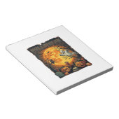 Halloween Geist Vollmond Jack Lanterns Zombie Han Notizblock (angewinkelt)