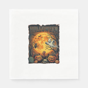 Halloween Geist Vollmond Jack Lanterns Zombie Han Serviette