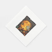 Halloween Geist Vollmond Jack Lanterns Zombie Han Serviette (Ecke)