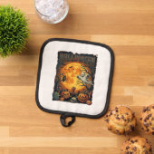 Halloween Geist Vollmond Jack Lanterns Zombie Han Topflappen (Oben Unten)