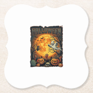 Halloween Geist Vollmond Jack Lanterns Zombie Han Untersetzer
