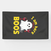 Halloween-Geist-Wein-Boos-Design Banner (Horizontal)