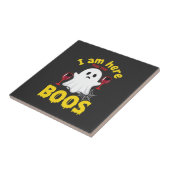 Halloween-Geist-Wein-Boos-Design Fliese (Seite)