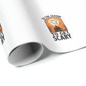 Halloween-Geist wird gruselig Vintage-Spooky_1 Geschenkpapier (Rolleneckpunkt)