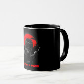 Halloween-Geist-Wolf 2026 Tasse (VorderseiteRechts)