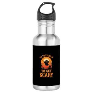 Halloween-Geist zur Saison, um gruselig zu werden_ Edelstahlflasche