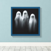 Halloween - Geister 1 Leinwanddruck (Insitu (Holzboden))