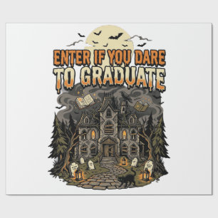 Halloween-Geister-Akademie-Nacht Geschenkpapier