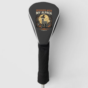Halloween-Geister-Alpaka-Nacht Golf Headcover