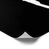 Halloween-Geister auf dem Friedhof Poster (Ecke)