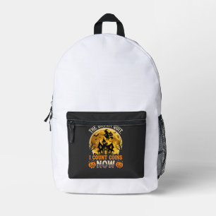 Halloween-Geister-Banker-Hexe Bedruckter Rucksack