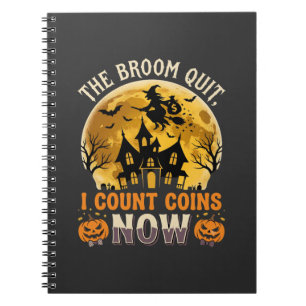 Halloween-Geister-Bankier-Hexe Notizblock