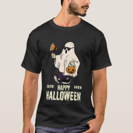 Halloween Geister bewegen sich im Schatten, fertig T-Shirt