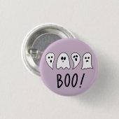 Halloween-Geister Boo Button (Vorne & Hinten)