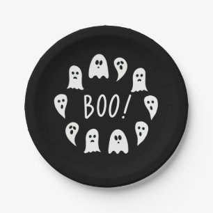 Halloween-Geister Buh Pappteller