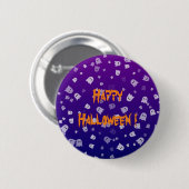 Halloween-Geister Button (Vorne & Hinten)