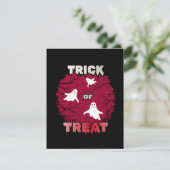 Halloween-Geister Feiertagskarte (Stehend Vorderseite)