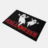 Halloween-Geister Fußmatte (Schrägansicht)