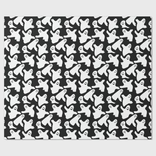 Halloween-Geister Geschenkpapier (Flach)