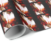Halloween-Geister Geschenkpapier (Rolleneckpunkt)