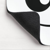 Halloween-Geister-Gesicht Mousepad (Ecke)