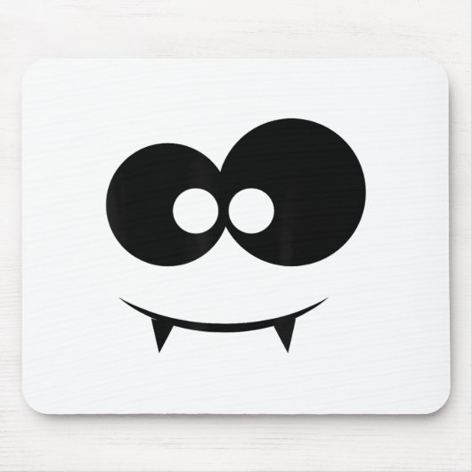 Halloween-Geister-Gesicht Mousepad (Vorne)