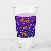 Halloween-Geister Glas (Rückseite)