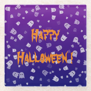 Halloween-Geister Glasuntersetzer