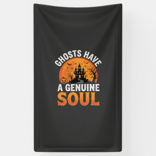 Halloween-Geister haben ein authentisches Seelende Banner