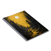 Halloween Geister im Wald, gruseliger Geist Notizblock (Rechte Seite)