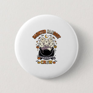 Halloween-Geister-Kürbis-Crew Button