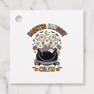 Halloween-Geister-Kürbis-Crew Geschenkanhänger