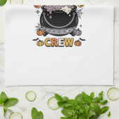 Halloween-Geister-Kürbis-Crew Geschirrtuch (Gefaltet)